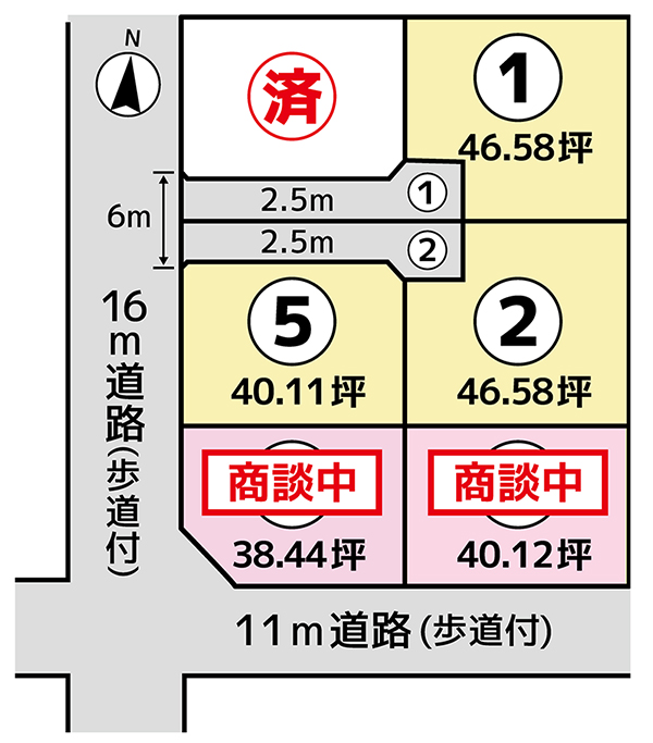 太平2丁目分譲地区画