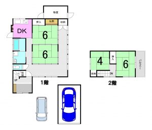 東区向陽１・間取り図